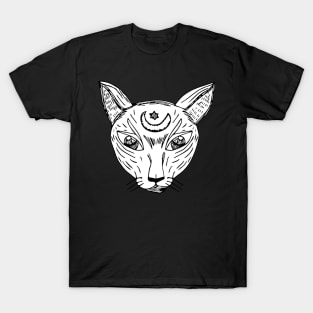 Masks Devon rex Cat  Holding On T-Shirt
